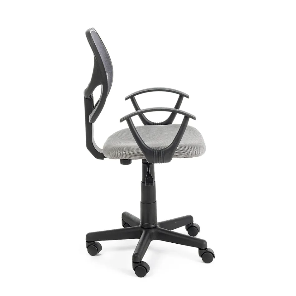 Silla de oficina giratoria en nailon y tejido de malla en 3 colores - Rasha Viadurini