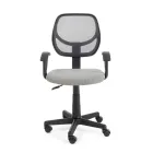 Silla de oficina giratoria en nailon y tejido de malla en 3 colores - Rasha Viadurini