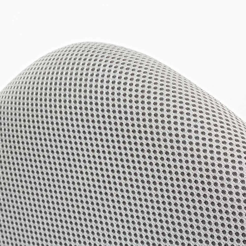 Silla de oficina giratoria en nailon y tejido de malla en 3 colores - Rasha Viadurini