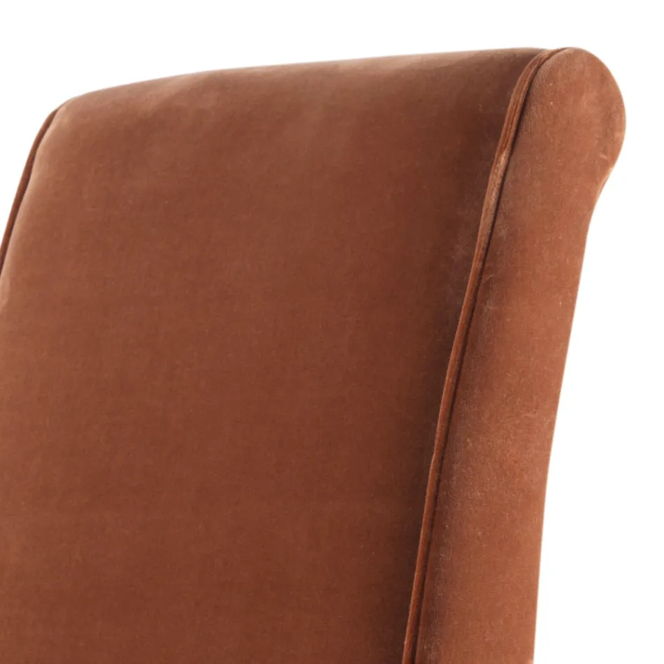 Silla de salón tapizada de madera maciza Grilli Zarafa hecha en Italia, 2 piezas Viadurini