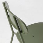 Silla de exterior apilable en metal de color Made in Italy 4 piezas - Pixie Viadurini
