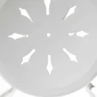 Silla apilable de exterior en metal Made in Italy, 2 piezas - Autoridad Viadurini