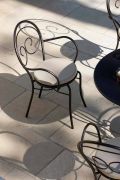 Silla apilable de exterior en metal Made in Italy, 2 piezas - Autoridad