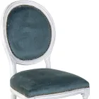 Silla de madera maciza de haya y asiento de gomaespuma Made in Italy - Lamiral Viadurini