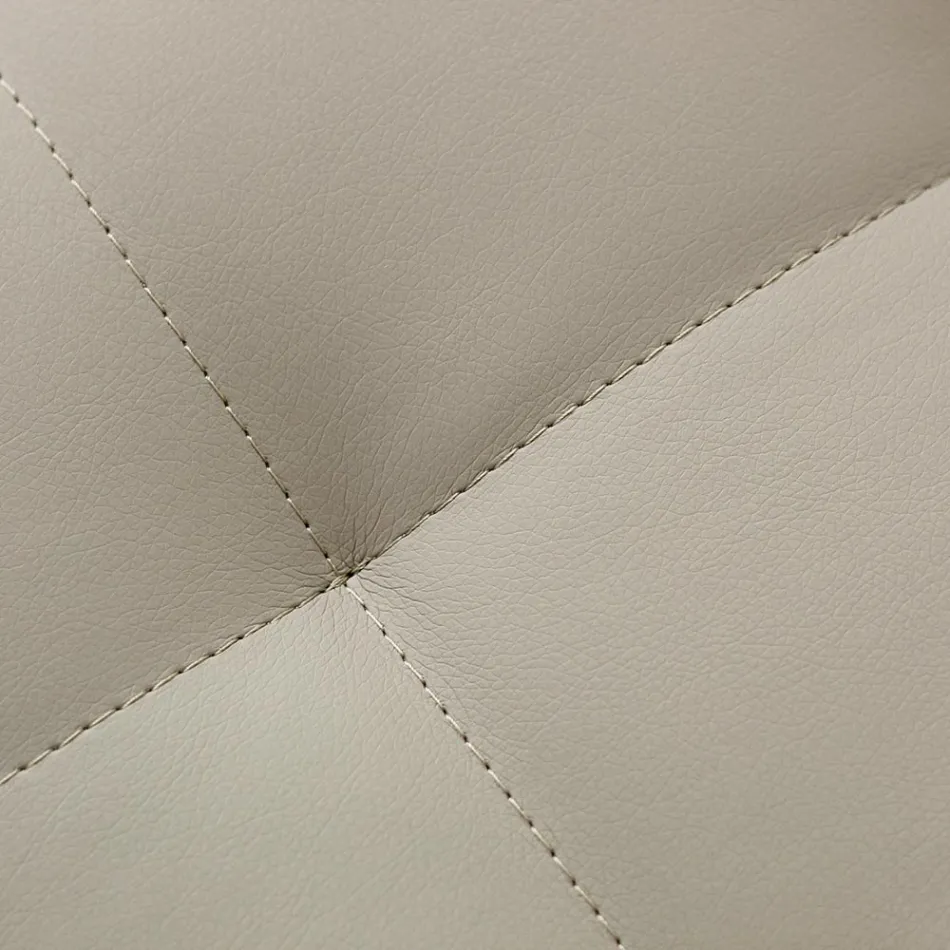 Silla de diseño moderno Viola, tapizado en ecopiel y patas de madera Viadurini