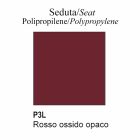 Silla de polipropileno y haya Made in Italy, 2 piezas - Connubia Tuka Viadurini