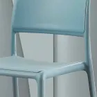 Silla de resina y fibra de vidrio de diseño moderno hecha en Italia Ravenna Viadurini