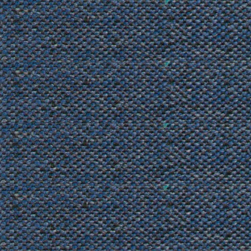 Silla de tela con estructura de metal negro de lujo Made in Italy - Cocoa Viadurini