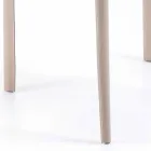 Diseño moderno que vive la silla H88,5cm hecho en Italia Carly Viadurini