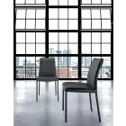 Silla de salón moderna acolchada y tapizada Made in Italy – Monnalisa Viadurini