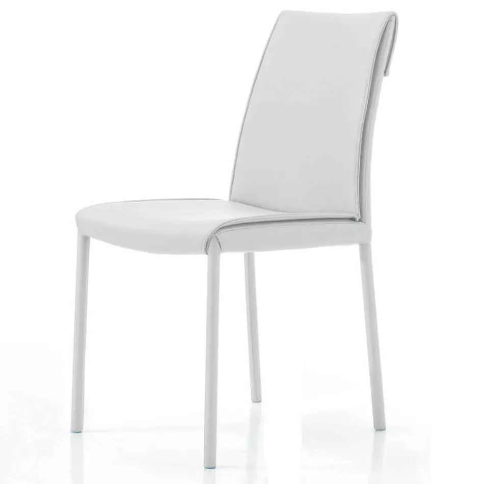 Silla de salón moderna acolchada y tapizada Made in Italy – Monnalisa Viadurini