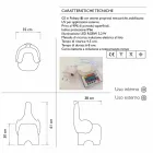 Silla infantil luminosa, LED RGBW recargable, 2 piezas - Tino by Myyour Viadurini