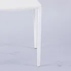 Silla de salón moderna en ecopiel y metal Made in Italy - Reka Viadurini