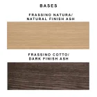 Silla Moderna de Elegante Diseño en Tela con Borde y Madera - Scarat Viadurini