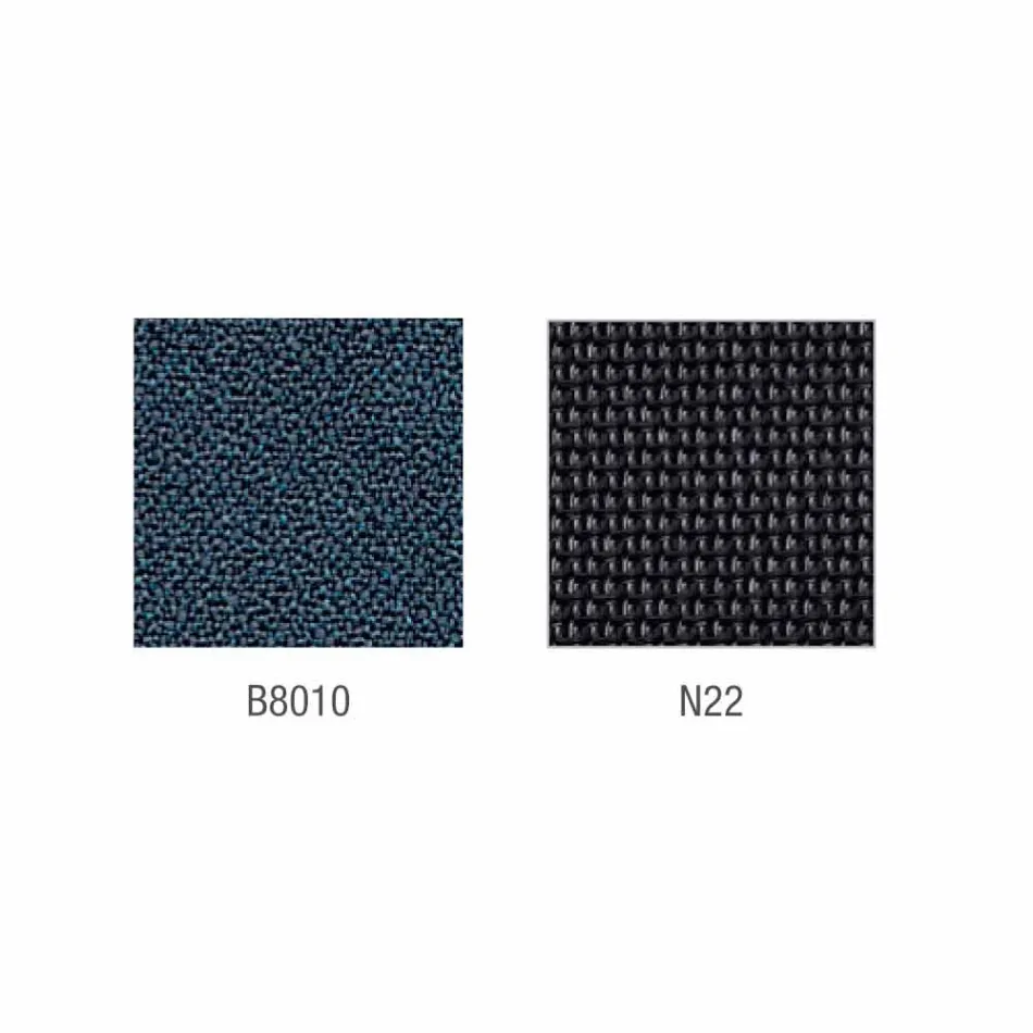 Silla operativa y semi-ejecutiva en tejido producido en Italia Mina. Viadurini