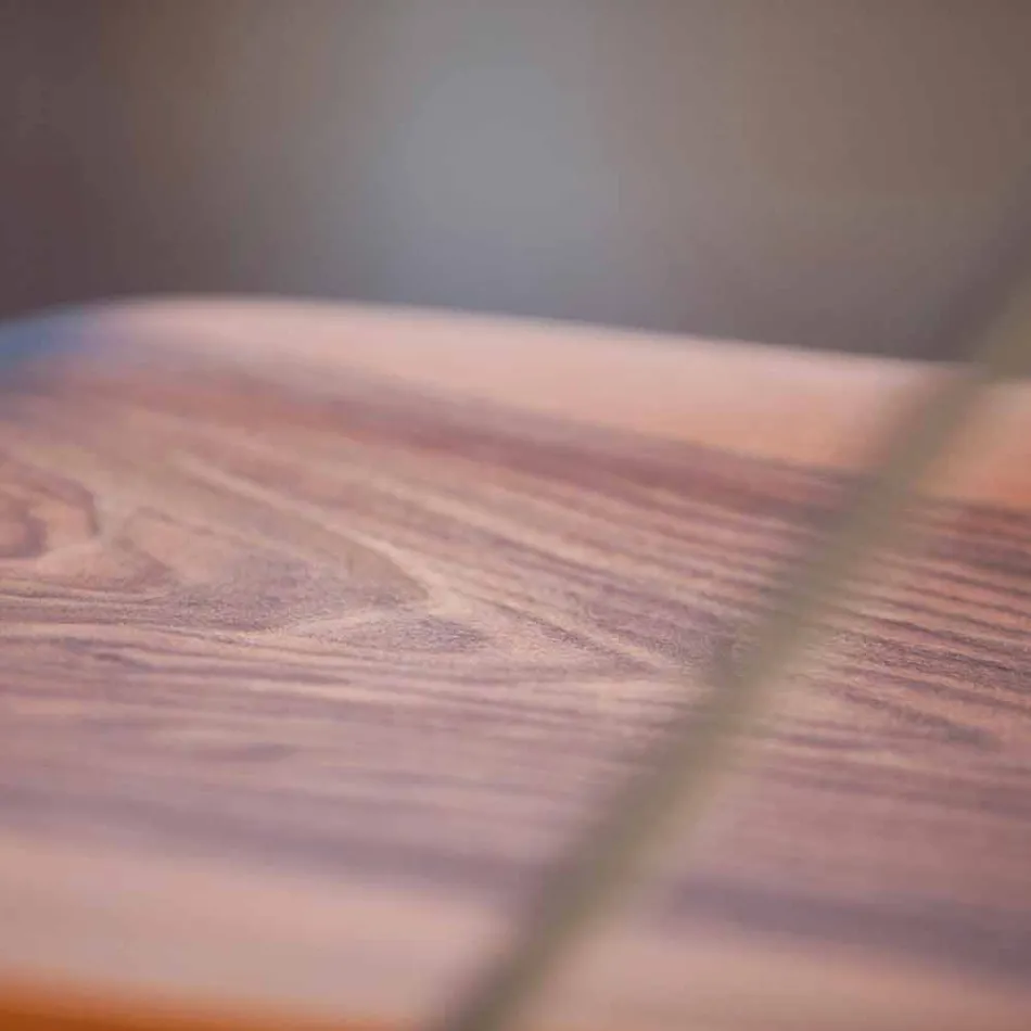 Silla de comedor artesanal en madera y acero Made in Italy - Valencia Viadurini