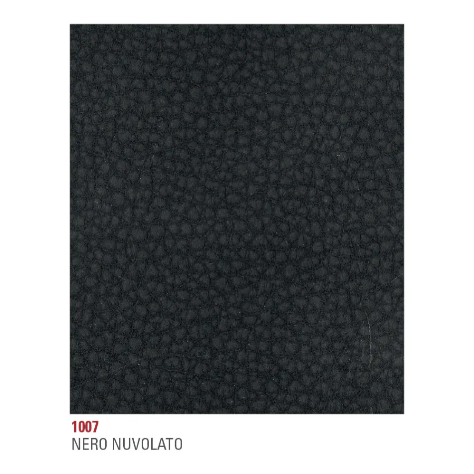 Silla de comedor de piel sintética Made in Italy, 2 piezas - Mawi Viadurini