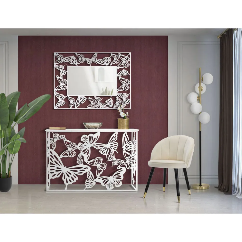 Silla de comedor en madera con asiento tapizado en tela - Latina Viadurini