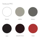 Silla de Comedor de Metal Revestida en Polipiel, 4 Piezas - Nadia Viadurini