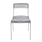 Silla de comedor de plexiglás Made in Italy 2 piezas - Charlotte Viadurini