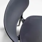 Silla de comedor apilable de polipropileno, 4 piezas - Zagreb Viadurini