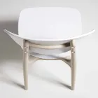 Silla de comedor apilable de polipropileno, 4 piezas - Zagreb Viadurini