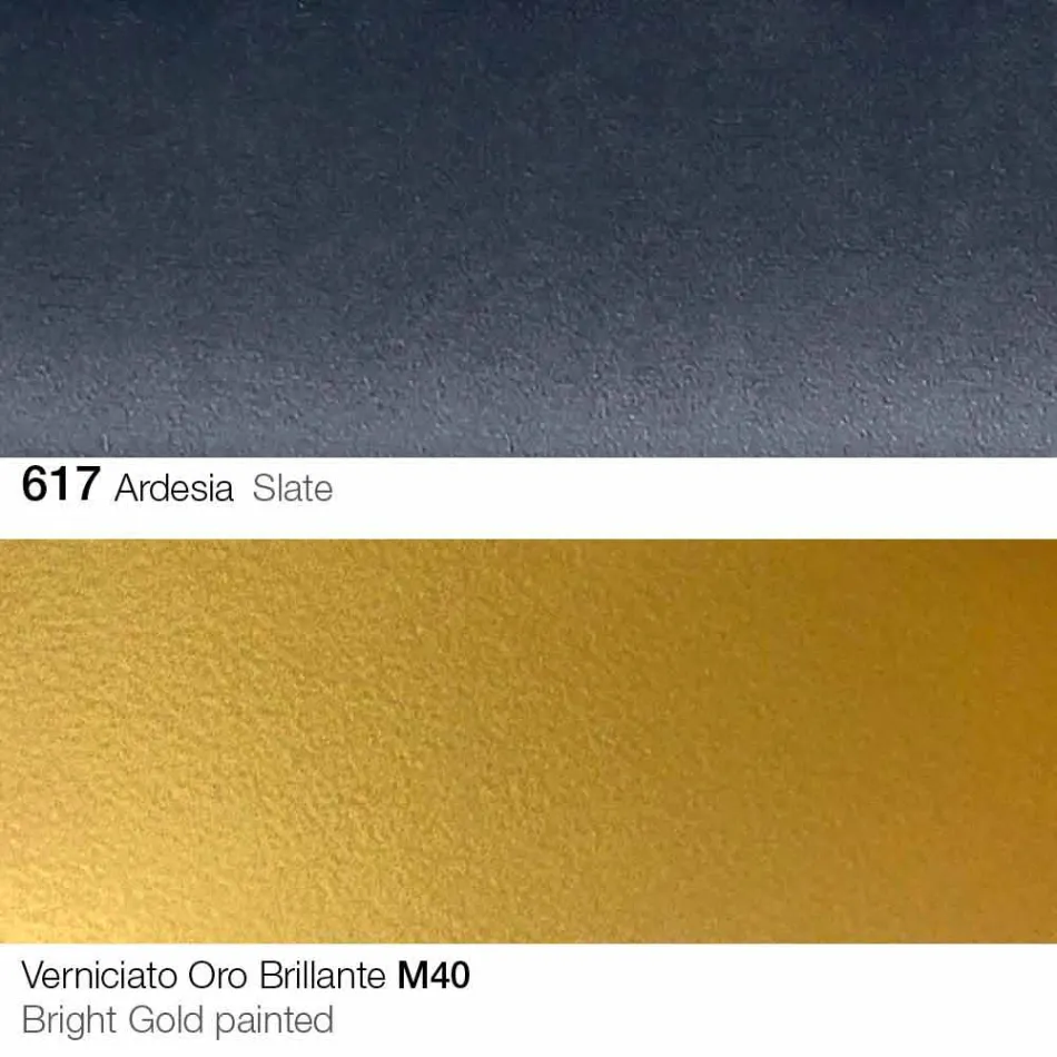 Silla de comedor de tela con patas doradas Made in Italy - Marchesi Viadurini