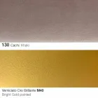 Silla de comedor de tela con patas doradas Made in Italy - Marchesi Viadurini