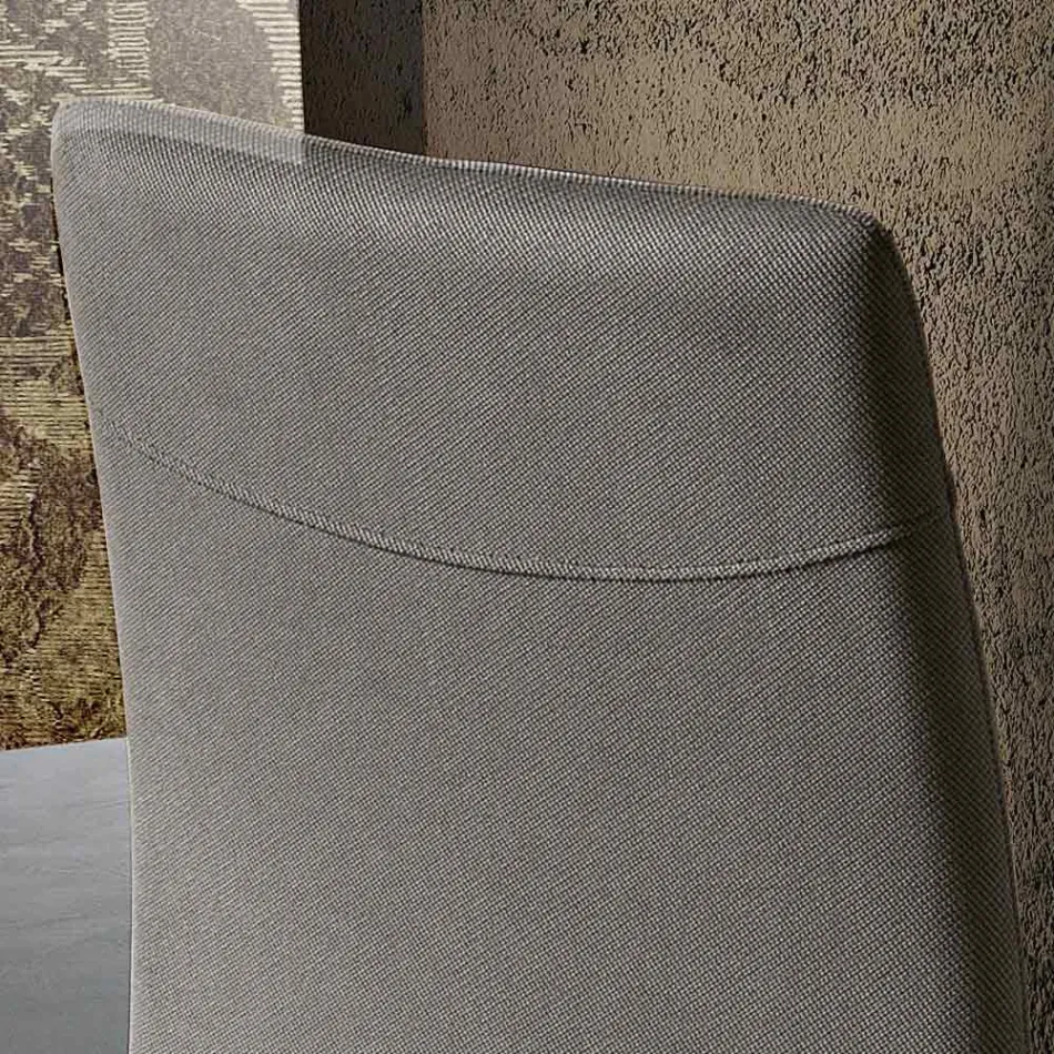 Silla de comedor moderna de tela hecha en Italia, Porzia Viadurini