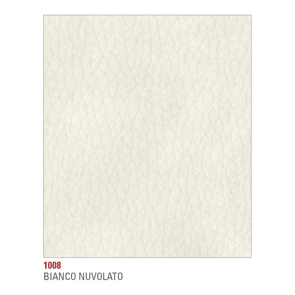 Silla de Comedor Tapizada en Ecopiel Made in Italy, 2 Piezas - Belga Viadurini