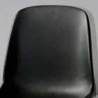 Silla moderna para sala de reuniones o sala de conferencias en metal y ABS negro - Zetica Viadurini