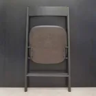 Silla plegable en metal y madera de roble 2 piezas Made in Italy - Roberta Viadurini