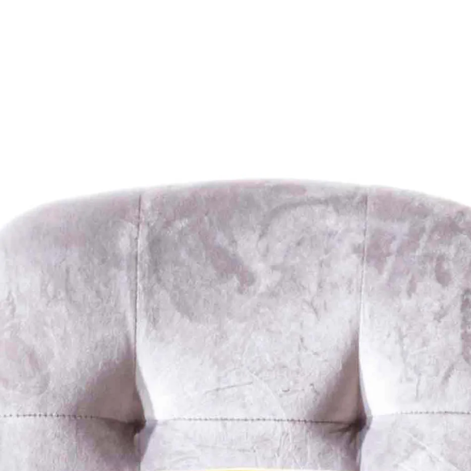 Silla de comedor tapizada de terciopelo resistente a las manchas, 4 piezas - Kylie Viadurini