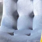 Silla de comedor tapizada de terciopelo resistente a las manchas, 4 piezas - Kylie Viadurini