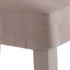 Silla de comedor en microfibra y madera Made in Italy 2 piezas - Simonella Viadurini