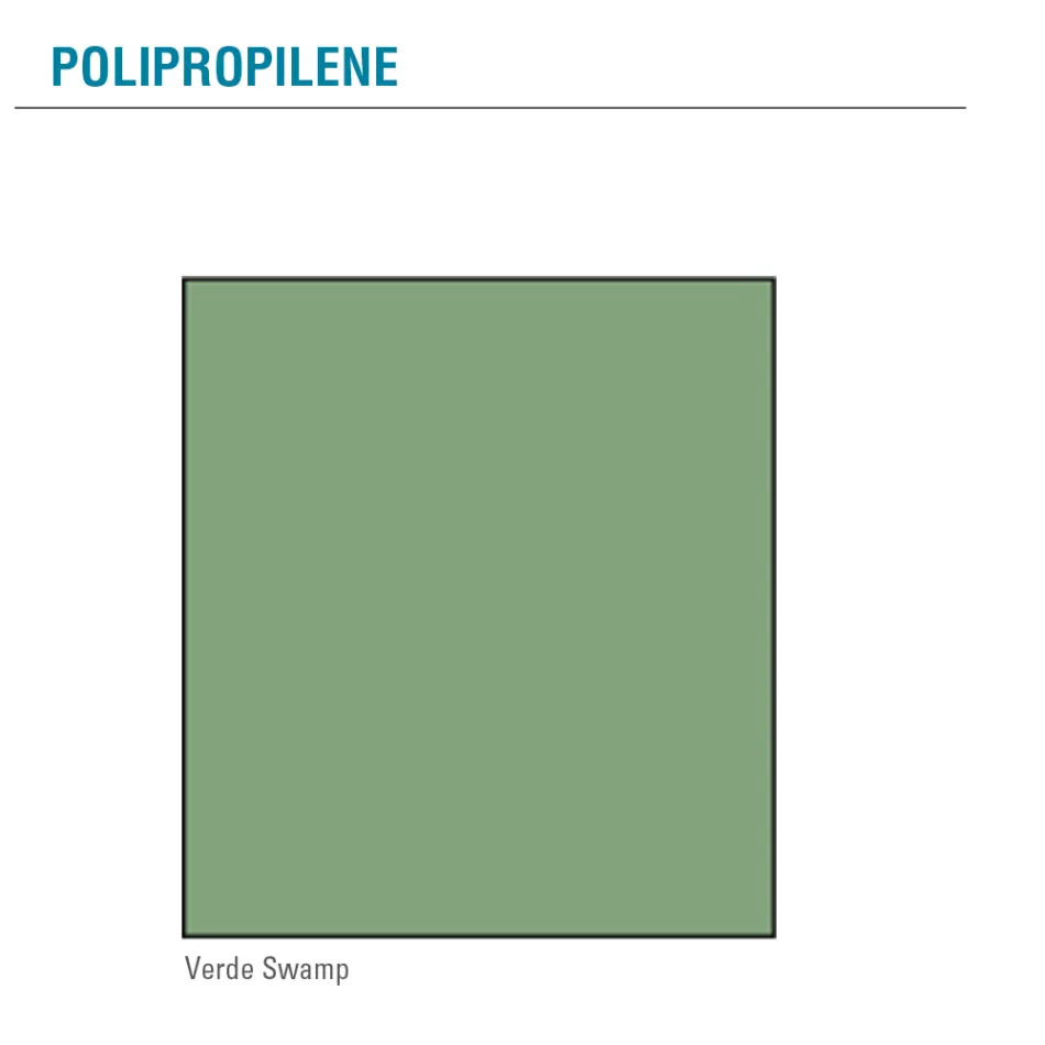 Silla de Salón en Madera y Polipropileno Made in Italy, 4 Piezas - Marbella Viadurini