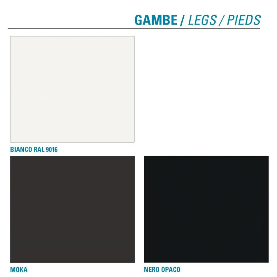 Silla de salón de metal y asiento de microfibra Made in Italy, 2 piezas - Fabiola Viadurini