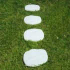 Bañador de jardín en forma de piedra Fluo Made in Italy 4 piezas - Piedra Viadurini