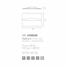 Selene Arte y apliques de luz con paneles texturizados hechos a mano Viadurini