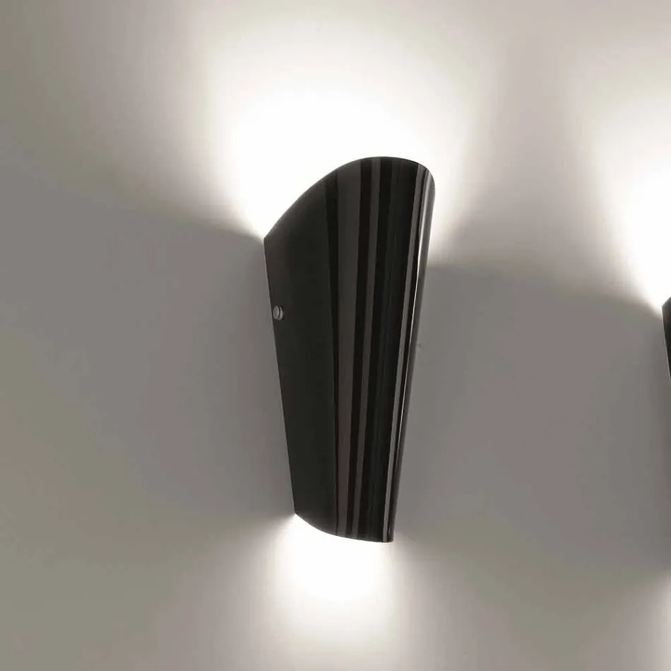 Selene Bloom hecho a mano de vidrio applique en Italia 12x11 H 28 cm Viadurini