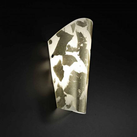 Selene Bloom hechos a mano de cristal apliques en Italia 12x11 H28cm Viadurini