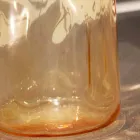 lámpara de mesa Selene Bossa Nova Ø10 H 26cm en ámbar vidrio soplado Viadurini