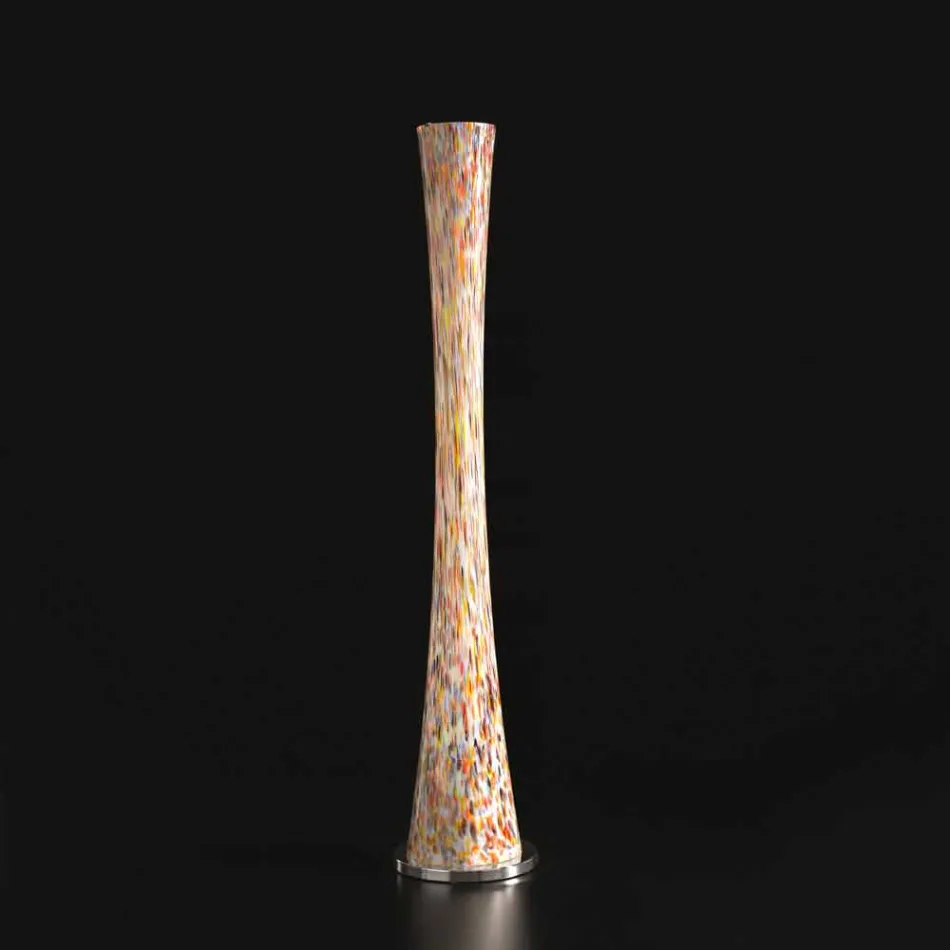 Selene de reloj de arena lámpara de pie vidrio soplado H175cm Ø36 Viadurini