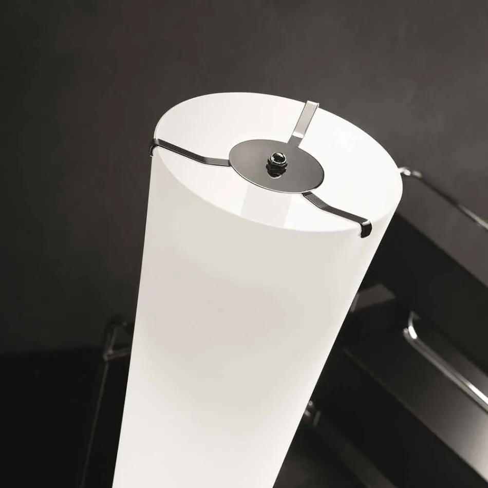 Selene de reloj de arena lámpara de pie vidrio soplado H175cm Ø36 Viadurini