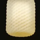 Lámpara de techo Selene Domino soplado Ø21 H 27/140 cm cristal Viadurini