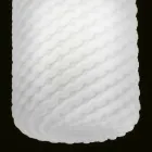 Lámpara de techo Selene Domino soplado Ø21 H 27/140 cm cristal Viadurini