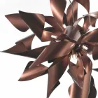 Selene jengibre lampda a la suspensión de metal fabricado en Italia Ø80 H200cm Viadurini