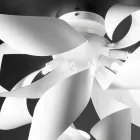 Selene jengibre techo de metal producido en Italia Ø50 H35cm Viadurini