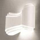 lámpara de pared Selene Ionic hecho en Italia, 40x12H20cm, acero y vidrio Viadurini