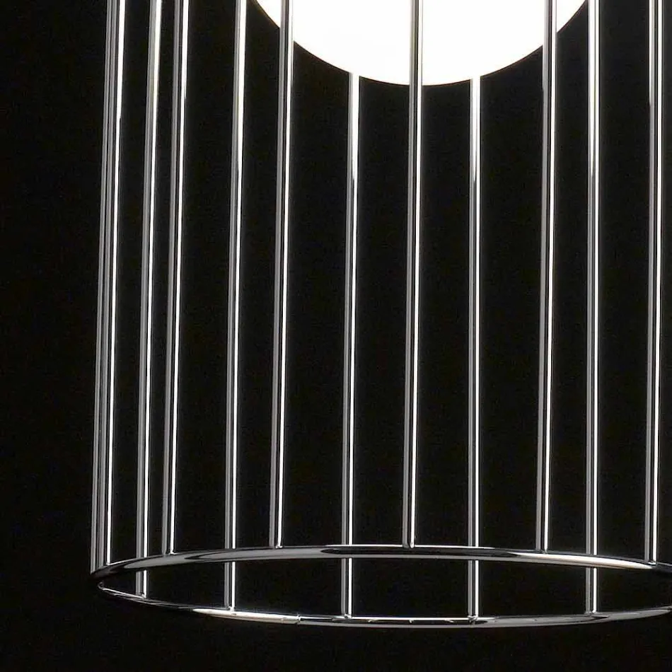 Selene Kluvì lámpara de techo de vidrio soplado Ø19 H 27 / 150cm Viadurini